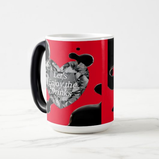 Mug Magique Coupe de café à chauffage transformative (Devant gauche)