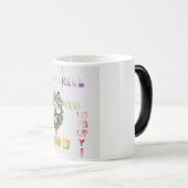 Mug Magique Coupe de café design Wolf Bold. Cadeaux Groomsmen (Devant droit)