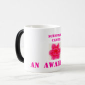 Mug Magique Coupe de survivant du cancer (Devant gauche)
