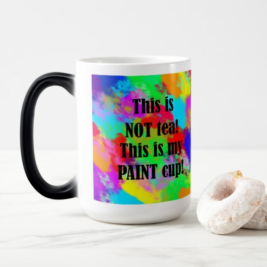 Mug Magique Coupe du peintre (Avec donut)