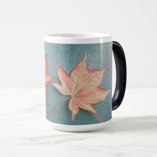 Mug Magique coupe feuille (Devant droit)