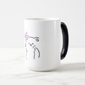 Mug Magique Coupe Graphique de l'Ours mou (Devant droit)