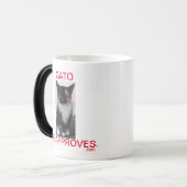 Mug Magique Coupe, morphing, Gato désapprouve (Devant gauche)