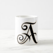 Mug Magique Coupes lettres blanches A (Centre)
