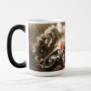 Mug Magique Coureur de Motocross