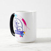 Mug Magique Coureur de vélo rétro  (Devant gauche)