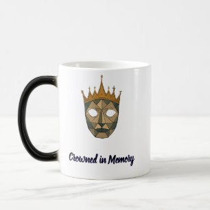 Mug Magique Couronné en mémoire - Mémorial géométrique du masq
