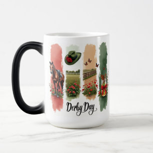 Mug Magique Course Pour Le Derby Rose-Kentucky