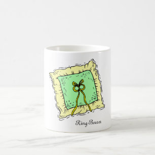 Mug Magique Coussin de porteur de bague de cortège de mariage