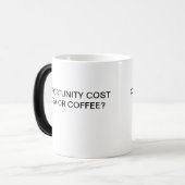 MUG MAGIQUE COÛT D'OPPORTUNITÉ - THÉ OU CAFÉ ? (Devant gauche)