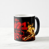 Mug Magique COVID-19 : Après 2021 HELL devrait être facile! (Devant droit)