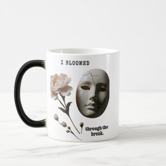 Mug Magique Cracked and Bloomed – A symbolic and emotional wor (Gauche)