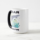 Mug Magique craignez le requin commun (Devant gauche)