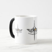 Mug Magique Crâne ailé de combat avec Dagger (Devant gauche)