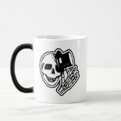 Mug Magique Crâne avec le casquette supérieur (Gauche)