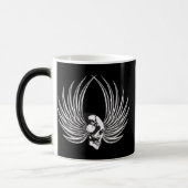 Mug Magique Crâne croisé avec ailes (Gauche)