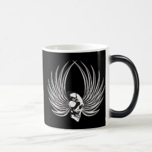Mug Magique Crâne croisé avec ailes