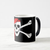 Mug Magique Crâne et pirate d'os de croix (Devant droit)