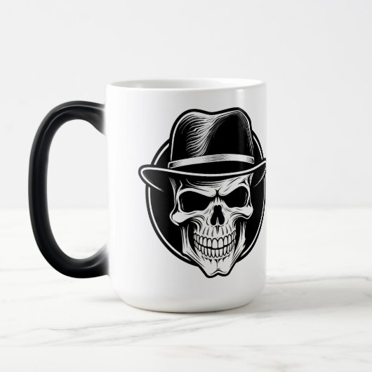 Mug Magique Crâne Fedora (Gauche)