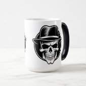 Mug Magique Crâne Fedora (Devant droit)