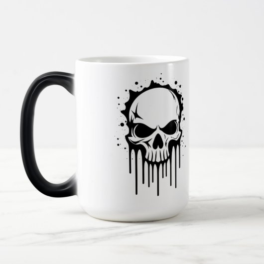 Mug Magique Crâne qui dégouline (Gauche)