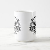 Mug Magique Crâne & Roses (Centre)