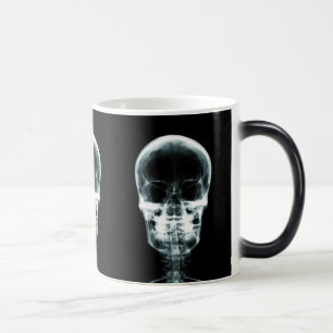 MUG MAGIQUE CRÂNE SQUELETTIQUE DE VISION DE RAYON X - ORIGINAL