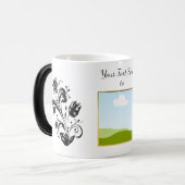 Mug Magique Create Your Own personalized Template Text  (Devant gauche)