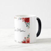 Mug Magique Création personnalisée d'écriture manuscrite de si (Devant droit)
