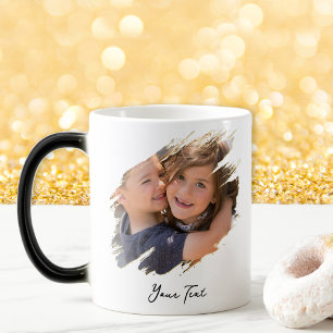 Mug Magique Créer une photo personnalisée et un texte couleur 
