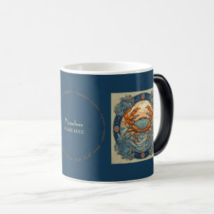 Mug Magique Créer votre propre cancer Art Nouveau Zodiac