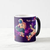 Mug Magique Créez vos propres astronautes dans l'espace (Devant droit)