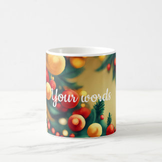 Mug Magique Créez vos propres ornements de Noël
