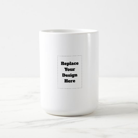 Mug Magique Créez votre propre blanc (Centre)