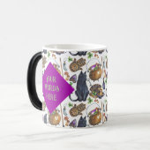 Mug Magique Créez votre propre chat noir Tarot Magie (Devant gauche)
