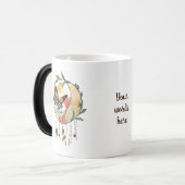 Mug Magique Créez votre propre Dreamcatcher de lune de papillo (Devant gauche)