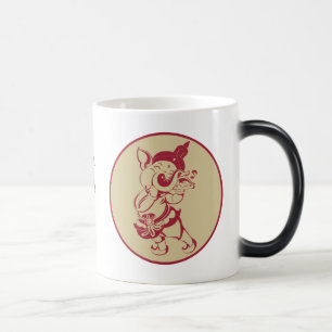 Mug Magique Créez votre propre flux Ganesh rouge et or