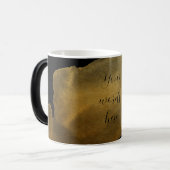 Mug Magique Créez votre propre frottis d'or noir (Devant gauche)