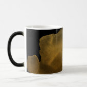 Mug Magique Créez votre propre frottis d'or noir (Gauche)