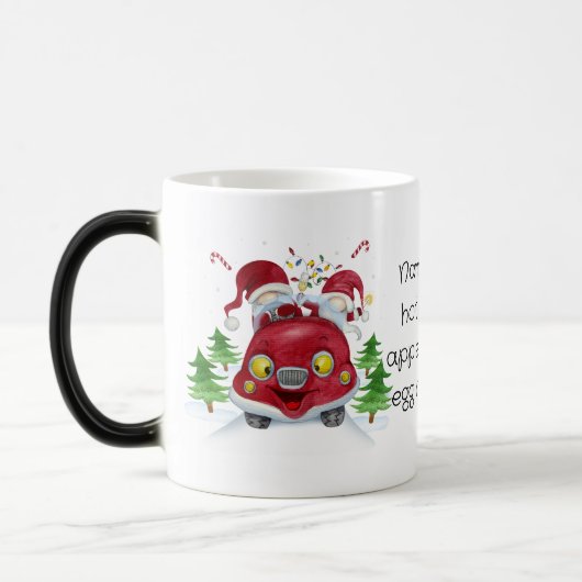 Mug Magique Créez votre propre joyeux Noël Gnomes Aimer Bug (Gauche)