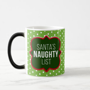 Mug Magique Créez votre propre liste de filles Père Noël