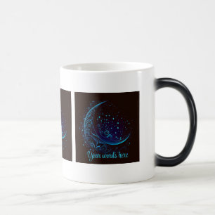 Mug Magique Créez votre propre Lune Bleue Filigree Magique