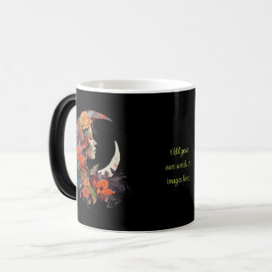 Mug Magique Créez Votre Propre Lune Bohème Florale Colorée
