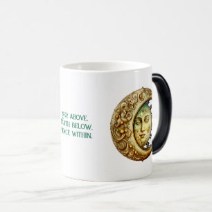 Mug Magique Créez votre propre lune victorienne à vapeur Cresc