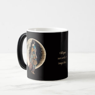 Mug Magique Créez Votre Propre Marche Lunaire Florale Boho
