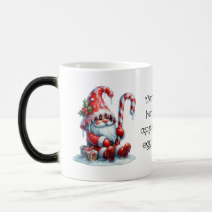 Mug Magique Créez votre propre menthe poivrée Gnome de Noël