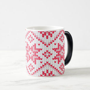 Mug Magique Créez votre propre Motif de Noël rouge