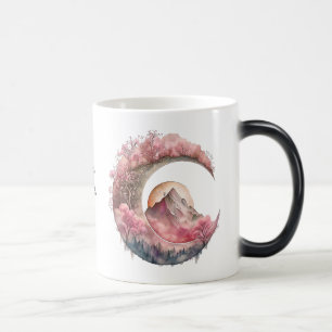 Mug Magique Créez votre propre paysage de lune de fleurs de ce