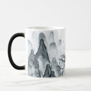 Mug Magique Créez votre propre paysage montagnard de Hilly
