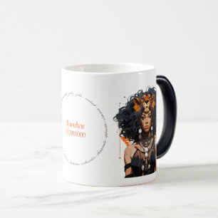 Mug Magique Créez Votre Propre Reine Afro-Américaine Lion